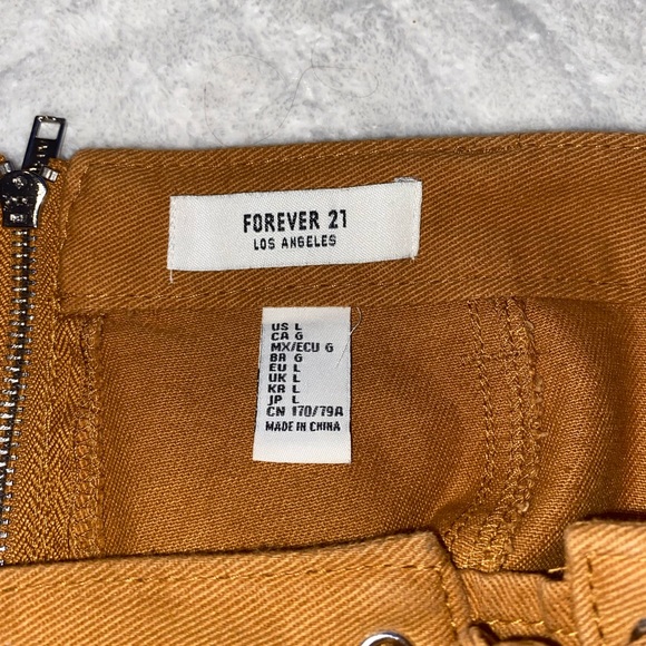 ⚡️Orange rust denim mini skirt - Picture 6 of 6